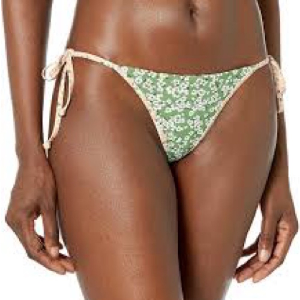 EIDON reversible MOSS NIMA side tie low rise bikini swim side tie XS bottoms NWT